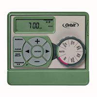 Orbit 57596 Indoor Sprinkler Timer, 120 V, 6 -Zone, 2 -Program, 1 to 99 min Cycle, LCD Display 