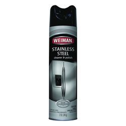 Weiman 2 Cleaner and Polish, 12 oz Aerosol Can, Emulsion, Floral, White 