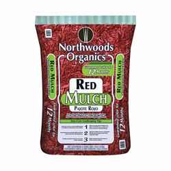 Northwoods Organics WNW03250 Decorative Mulch, Red Bag 