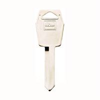 Hy-Ko 11010H55 Key Blank, Brass, Nickel, For: Ford, Lincoln, Mercury Vehicles, Pack of 10 