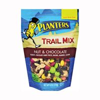 Planters 422491 Trail Mix, Chocolate, Nuts, 6 oz, Bag, Pack of 12 