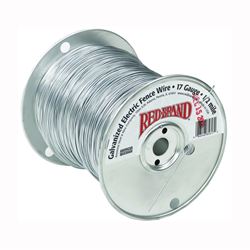 Red Brand 85617 Electric Fence Wire, 17 ga Wire, Steel Conductor, 1/2 mile L 
