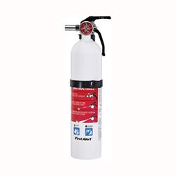 First Alert REC5 Rechargeable Fire Extinguisher, 2 lb, Sodium Bicarbonate, 5-B:C Class, Pack of 4 