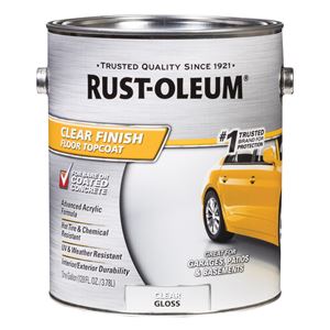 Rust-Oleum 320202 Floor Coating, Gloss, Clear, 1 gal 2 Pack