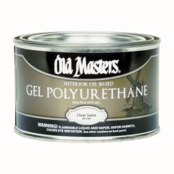 Old Masters 85108 Polyurethane, Gloss, Liquid, Clear, 1 pt, Can 