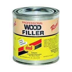 Leech Adhesives LWF-68 Wood Filler, Liquid, Solvent, Natural, 8 fl-oz Can 