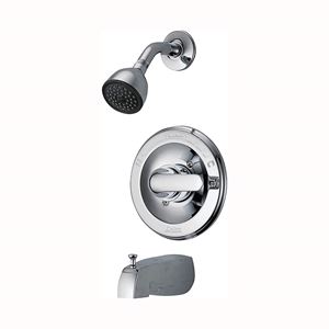 DELTA 134900 Tub and Shower, Brass, Chrome Plated