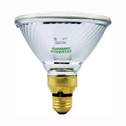 Sylvania 10723 Halogen Reflector Lamp, 70 W, Medium E26 Lamp Base, PAR38 Lamp, Bright White Light, 1305 Lumens 