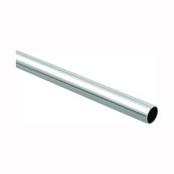 National Hardware BB8604 S822-099 Closet Rod, 1-5/16 in Dia, 8 ft L, Steel, Chrome 