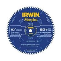 IRWIN 1807370 Circular Saw Blade, 10 in Dia, 5/8 in Arbor, 80-Teeth, Carbide Cutting Edge 