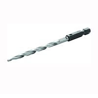 Irwin 1882787 Replacement Drill Bit, 9/64 in Dia, Countersink, Widened Flute, 1/4 in Dia Shank 