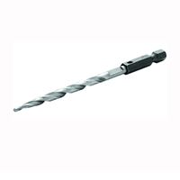 Irwin 1882789 Replacement Drill Bit, 3/16 in Dia, Countersink, Widened Flute, 1/4 in Dia Shank 