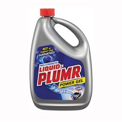 Liquid-Plumr 00228 Clog Remover, Liquid, Pale Yellow, Bleach, 80 oz Bottle 6 Pack 