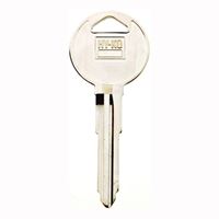 Hy-Ko 11010MZ17 Automotive Key Blank, Brass, Nickel, For: Mazda Vehicle Locks, Pack of 10 