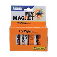 TERRO Fly Magnet T518 Fly Paper Trap, Solid, 8 Pack 