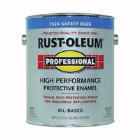 Rust-Oleum 7524402 Enamel Paint, Oil, Gloss, Safety Blue, 1 gal, Can, 230 to 390 sq-ft/gal Coverage Area 