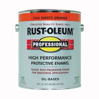 Professional 7555402 Enamel Paint, Oil, Gloss, Safety Orange, 1 gal, Can, 230 to 390 sq-ft/gal Coverage Area 