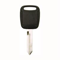 Hy-Ko 18FORD100 Chip key Blank, Brass/Plastic, Nickel, For: Ford Vehicle Locks 