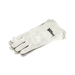 ForneyHide 55200 Welding Gloves, Mens, L, 13-1/2 in L, Gauntlet Cuff, Leather Palm, Gray, Wing Thumb, Leather Back 