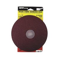 Forney 71655 Sanding Disc, 7 in Dia, 7/8 in Arbor, Coated, 50 Grit, Coarse, Aluminum Oxide Abrasive 