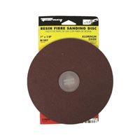 Forney 71656 Sanding Disc, 7 in Dia, 7/8 in Arbor, Coated, 80 Grit, Medium, Aluminum Oxide Abrasive 