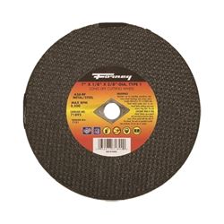 Forney 71892 Cut-Off Wheel, 7 in Dia, 1/8 in Thick, 5/8 in Arbor, 24 Grit, Coarse, Aluminum Oxide Abrasive 