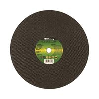 Forney 71895 Cut-Off Wheel, 14 in Dia, 1/8 in Thick, 1 in Arbor, 20 Grit, Coarse, Silicone Carbide Abrasive 