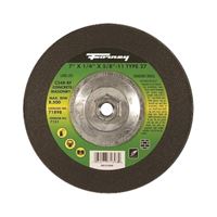 Forney 71898 Grinding Wheel, 7 in Dia, 1/4 in Thick, 5/8-11 in Arbor, 24 Grit, Coarse, Silicone Carbide Abrasive 