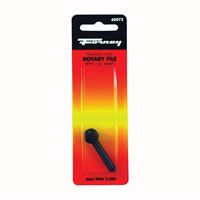 Forney 60072 Ball Shaped Rotary File, 1/2 in Dia Cutting, 1/4 in Dia Shank, Steel 