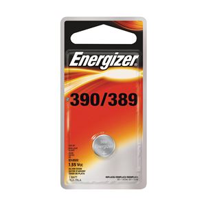 Energizer 389BPZ Coin Cell Battery, 1.5 V Battery, 52 mAh, 389 Battery, Silver Oxide, Pack of 6