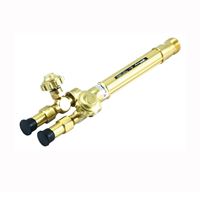 Forney 87102 Torch Handle, Compatible, Heavy Duty, Oxy-Acetylene, Tough Extruded Brass, For: Forney 01711 Torch Kit 