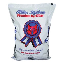 EP Minerals Blue Ribbon 3425 Cat Litter, 25 lb Capacity, Gray/Tan, Solid Bag 