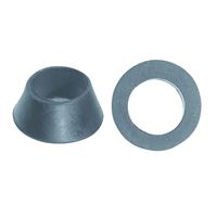 Danco 38807B Faucet Washer, 1/2 in ID x 7/8 in OD Dia, 3/8 in Thick, Rubber, For: 1/2 in OD Tubing into Ballcock 5 Pack 