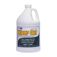 ComStar Kleer Out Series 30-245 Septic Tank Cleaner, Liquid, Clear, Odorless, 1 gal Bottle 4 Pack 