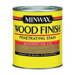 Minwax 700474444 Wood Stain, Weathered Oak, Liquid, 1 qt, Can 
