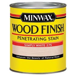 Minwax 700524444 Wood Stain, White, Liquid, 1 qt, Can 