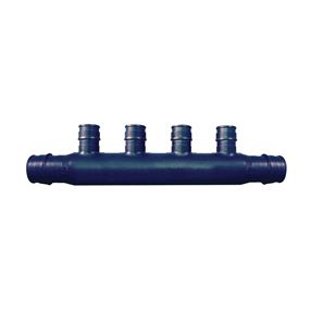 Apollo ExpansionPEX Series EPXM4PTO Open End Manifold, 7-3/4 in OAL, 2-Inlet, 3/4 in Inlet, 4-Outlet, 1/2 in Outlet