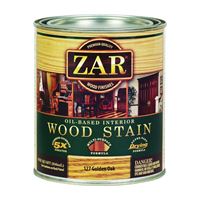 ZAR 12712 Wood Stain, Golden Oak, Liquid, 1 qt, Can 