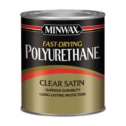 Minwax 63010444 Polyurethane, Liquid, Clear, 1 qt, Can 