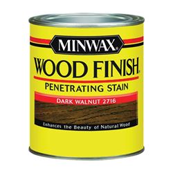 Minwax Wood Finish 70012444 Wood Stain, Dark Walnut, Liquid, 1 qt, Can 