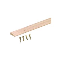 M-D 85472 Floor Edge Reducer, 36 in L, 1 in W, Hardwood, Unfinished 6 Pack 