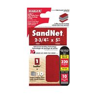 Diablo SandNet DND234320S10N Sanding Sheet, 2-3/4 in L, 320 Grit, Aluminum Oxide Abrasive 