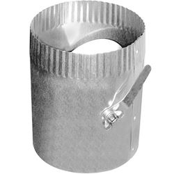 Imperial GV2281 Volume Damper with Sleeve, 4 in Dia, Galvanized, Pack of 16 