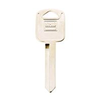 Hy-Ko 11010H67 Key Blank, Solid Brass, Nickel, For: Ford, Lincoln, Mercury Vehicles, Pack of 10 