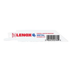 Lenox 22760OSB414R Reciprocating Saw Blade, 3/4 in W, 4 in L, 14 TPI, Pack of 50 