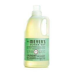 Mrs. Meyers Clean Day 14831 Laundry Detergent, 64 oz Bottle, Liquid, Basil 