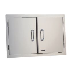 BULL 33568 Double-Walled Door, 33 in L, 22 in W, 2 in H, Stainless Steel 