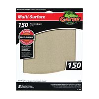 Gator 4442 Sanding Sheet, 11 in L, 9 in W, 150 Grit, Fine, Aluminum Oxide Abrasive 