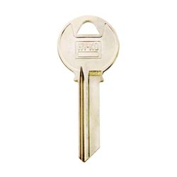 Hy-Ko 11010Y4 Key Blank, Brass, Nickel, For: Yale Cabinet, House Locks and Padlocks, Pack of 10 