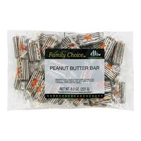 Family Choice 1099 Peanut Butter Bar, 6 oz, Pack of 12 